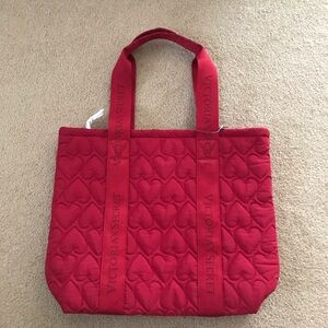 Red Hearts Tote Bag